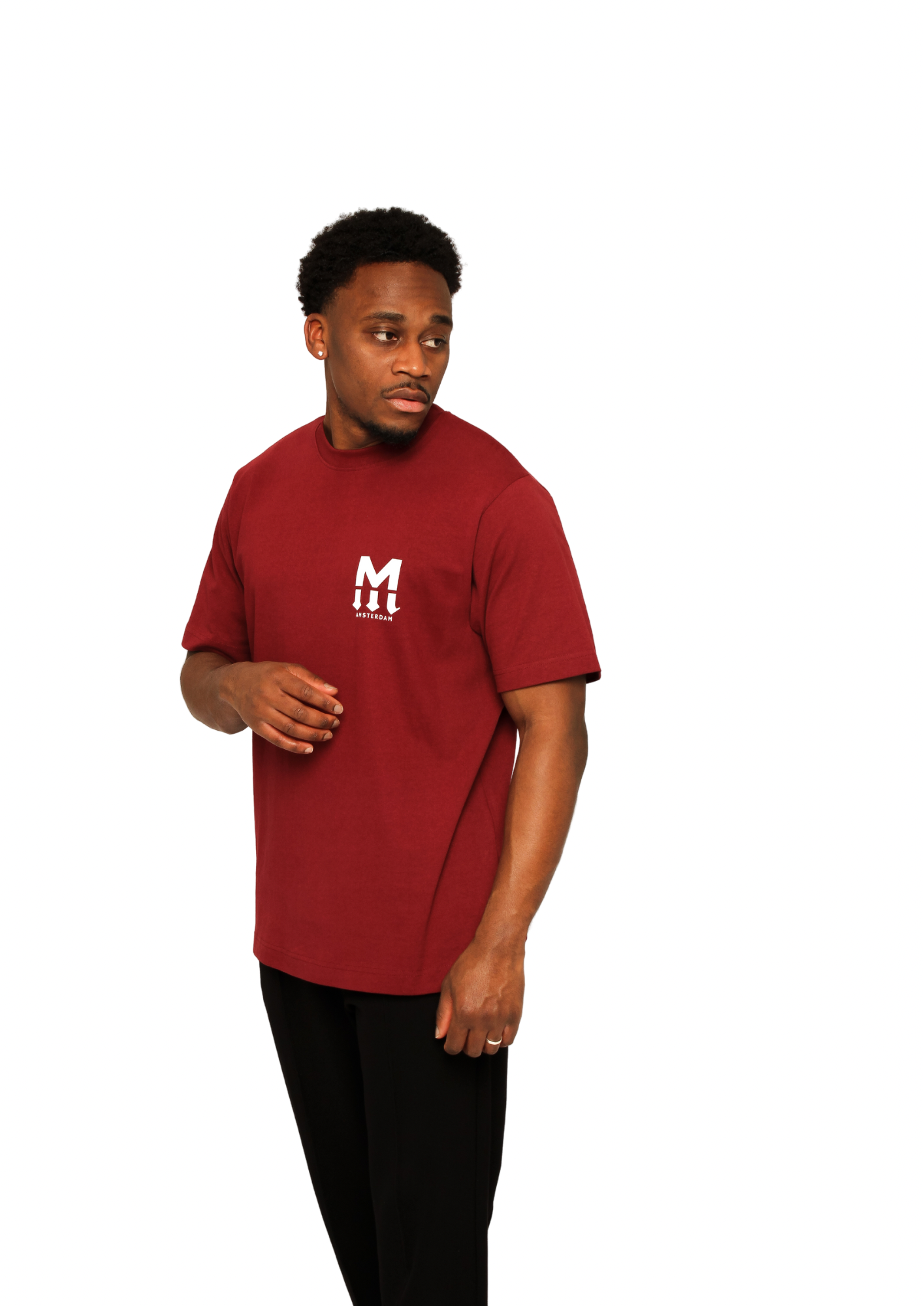 AMSTERDAM TEE BURGUNDY