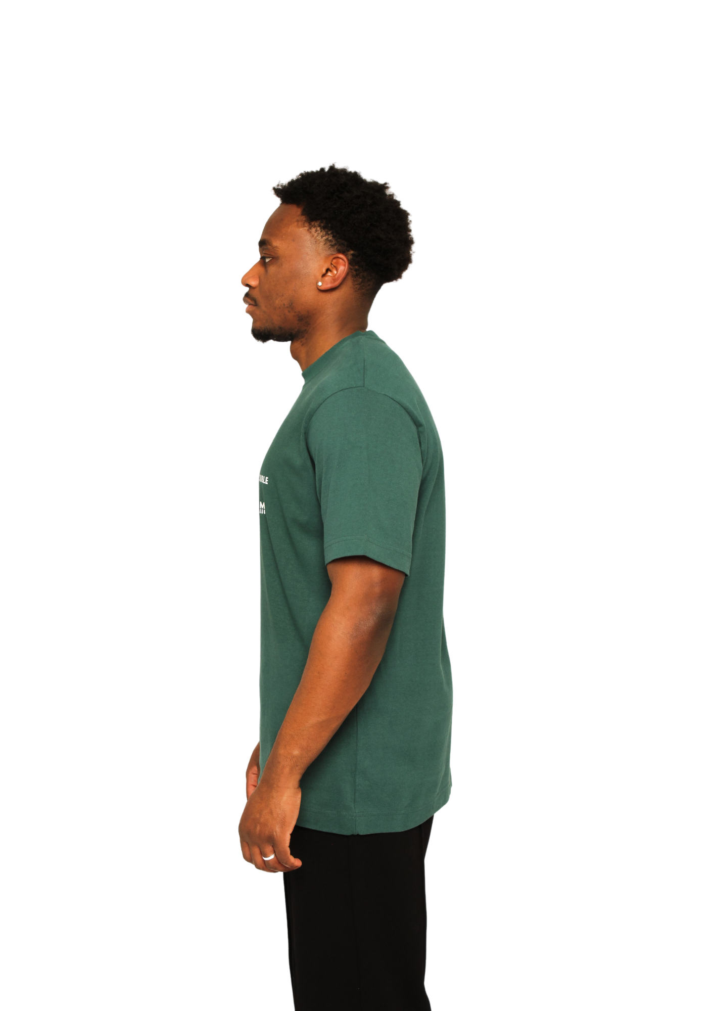 DOUBLE M TEE GLAZED GREEN