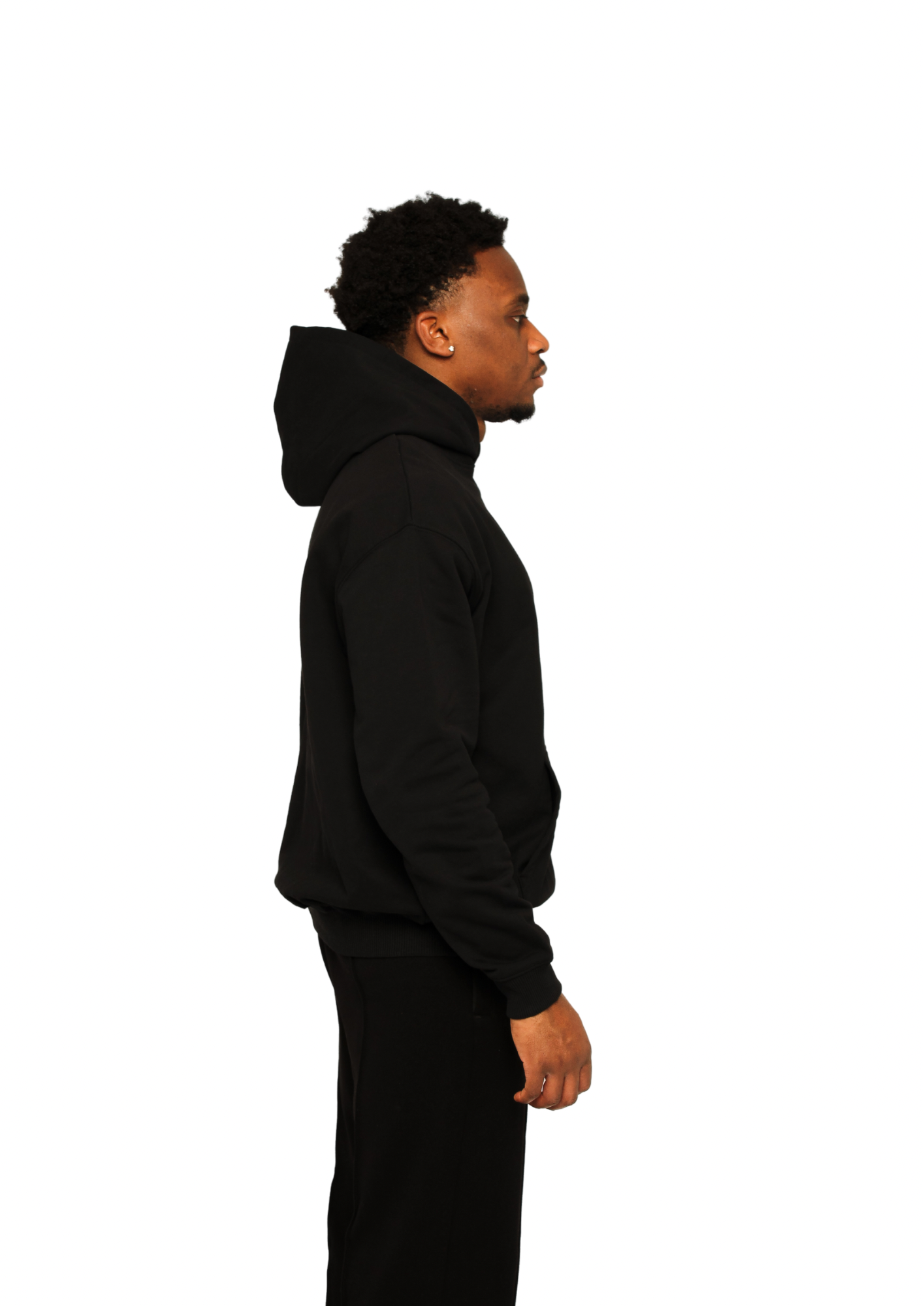 THE CIRCLE HOODIE BLACK