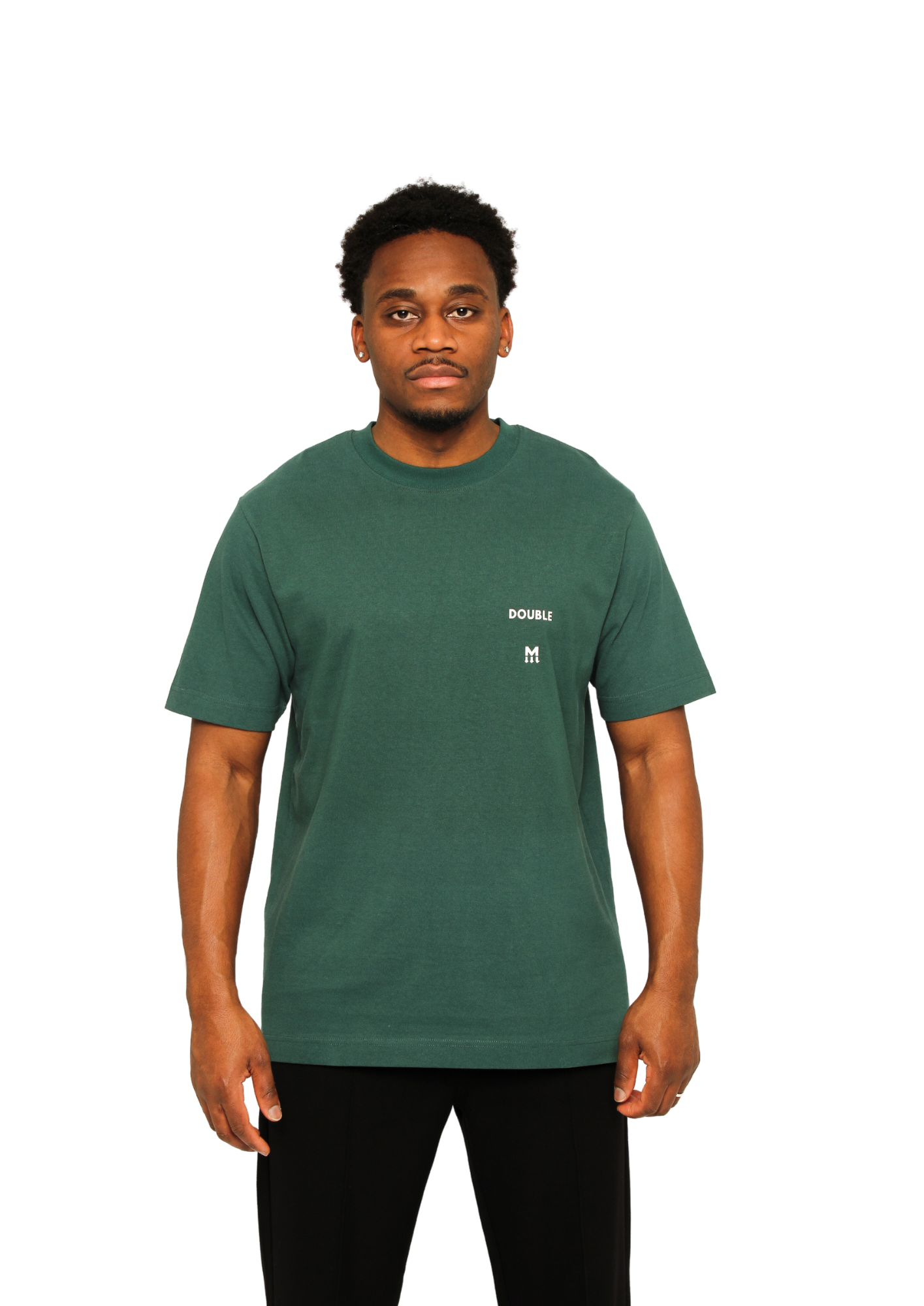 DOUBLE M TEE GLAZED GREEN