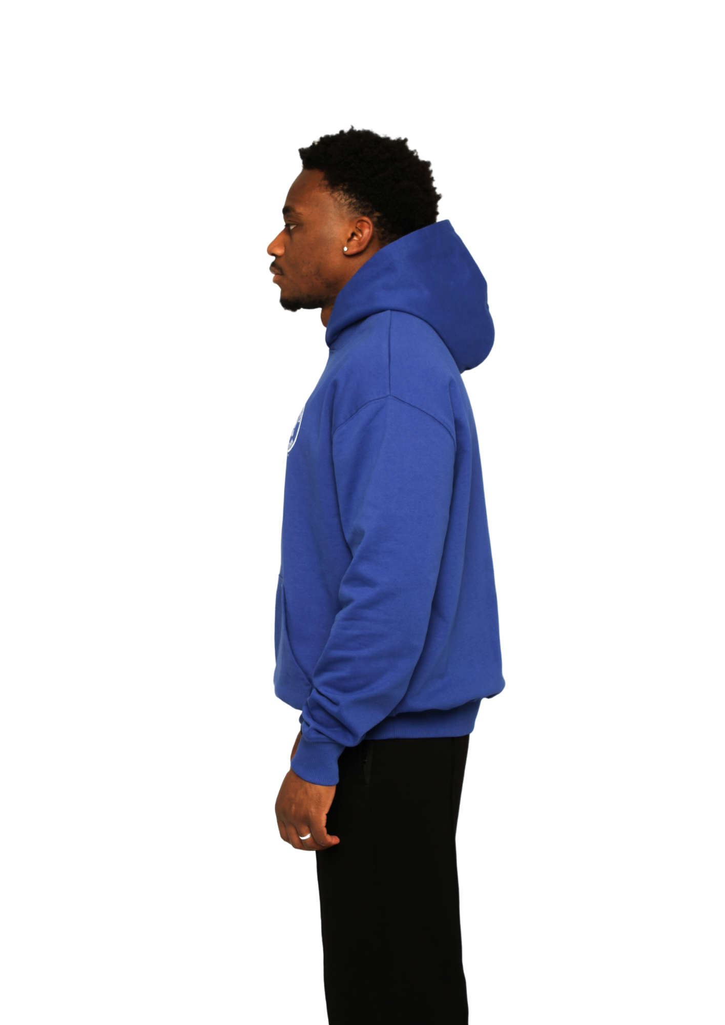 THE CIRCLE HOODIE BLUE