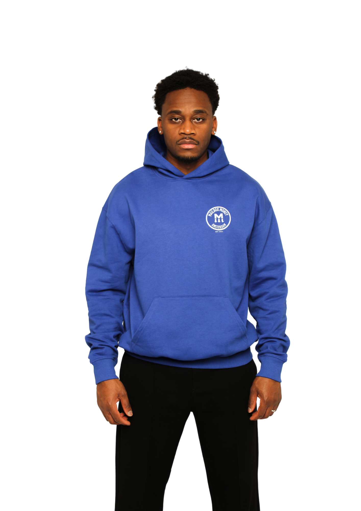 THE CIRCLE HOODIE BLUE