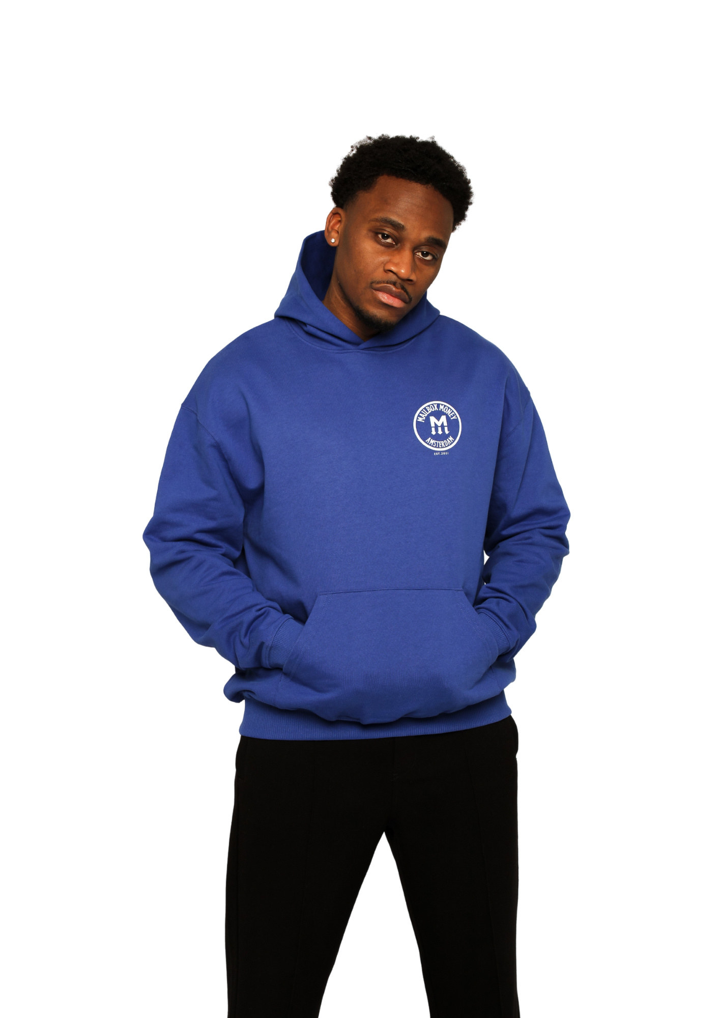 THE CIRCLE HOODIE BLUE