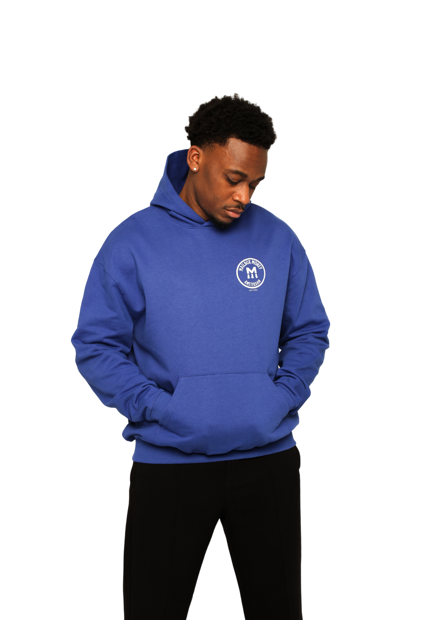 THE CIRCLE HOODIE BLUE