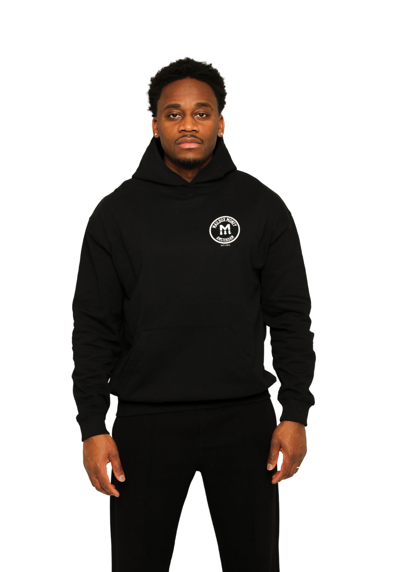 THE CIRCLE HOODIE BLACK