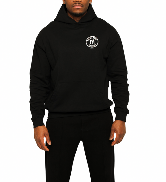 THE CIRCLE HOODIE BLACK