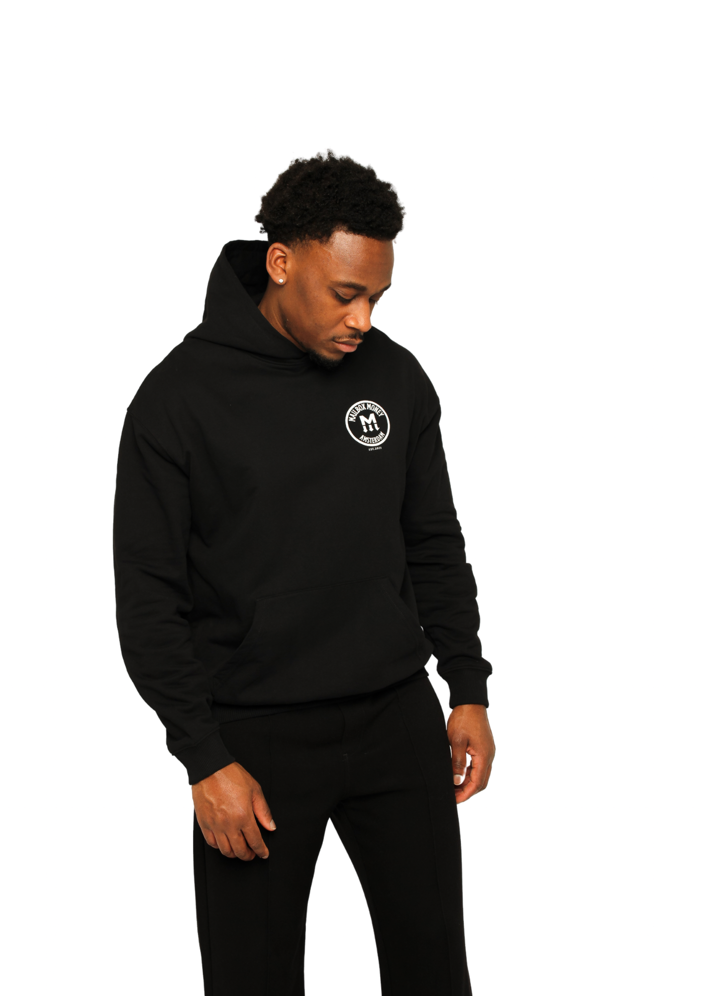 THE CIRCLE HOODIE BLACK