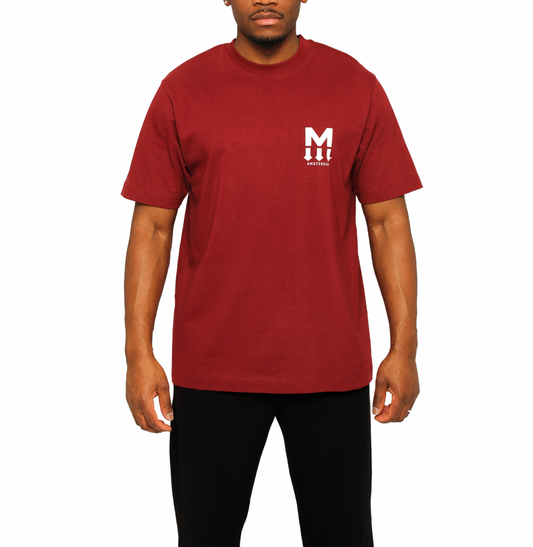 AMSTERDAM TEE BURGUNDY