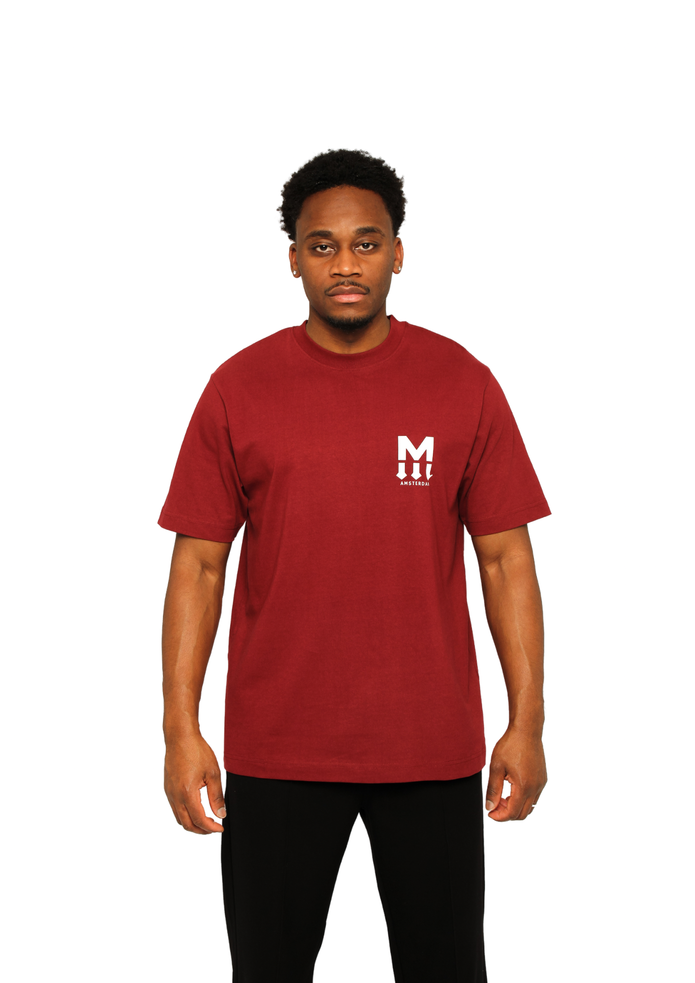 AMSTERDAM TEE BURGUNDY