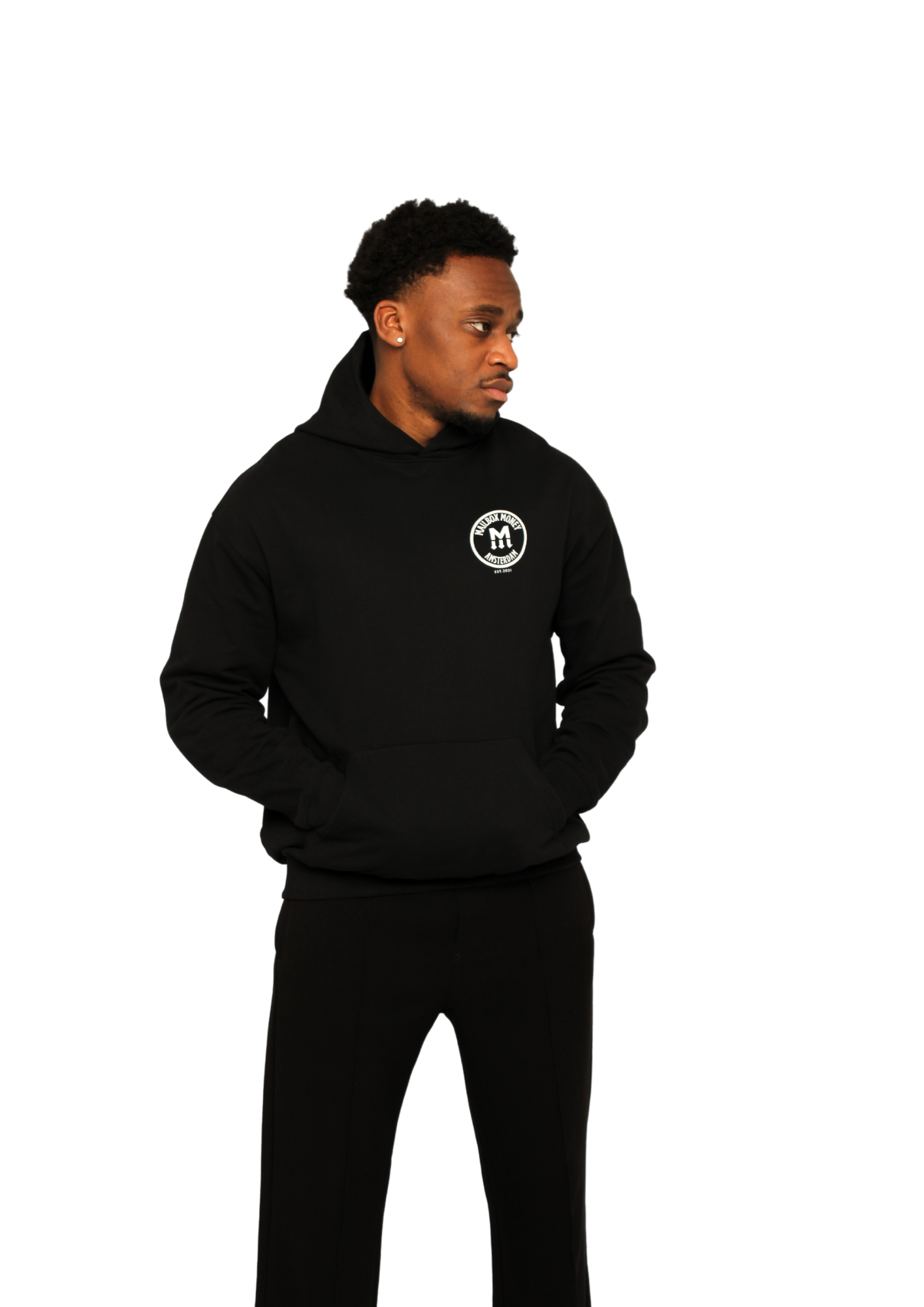 THE CIRCLE HOODIE BLACK