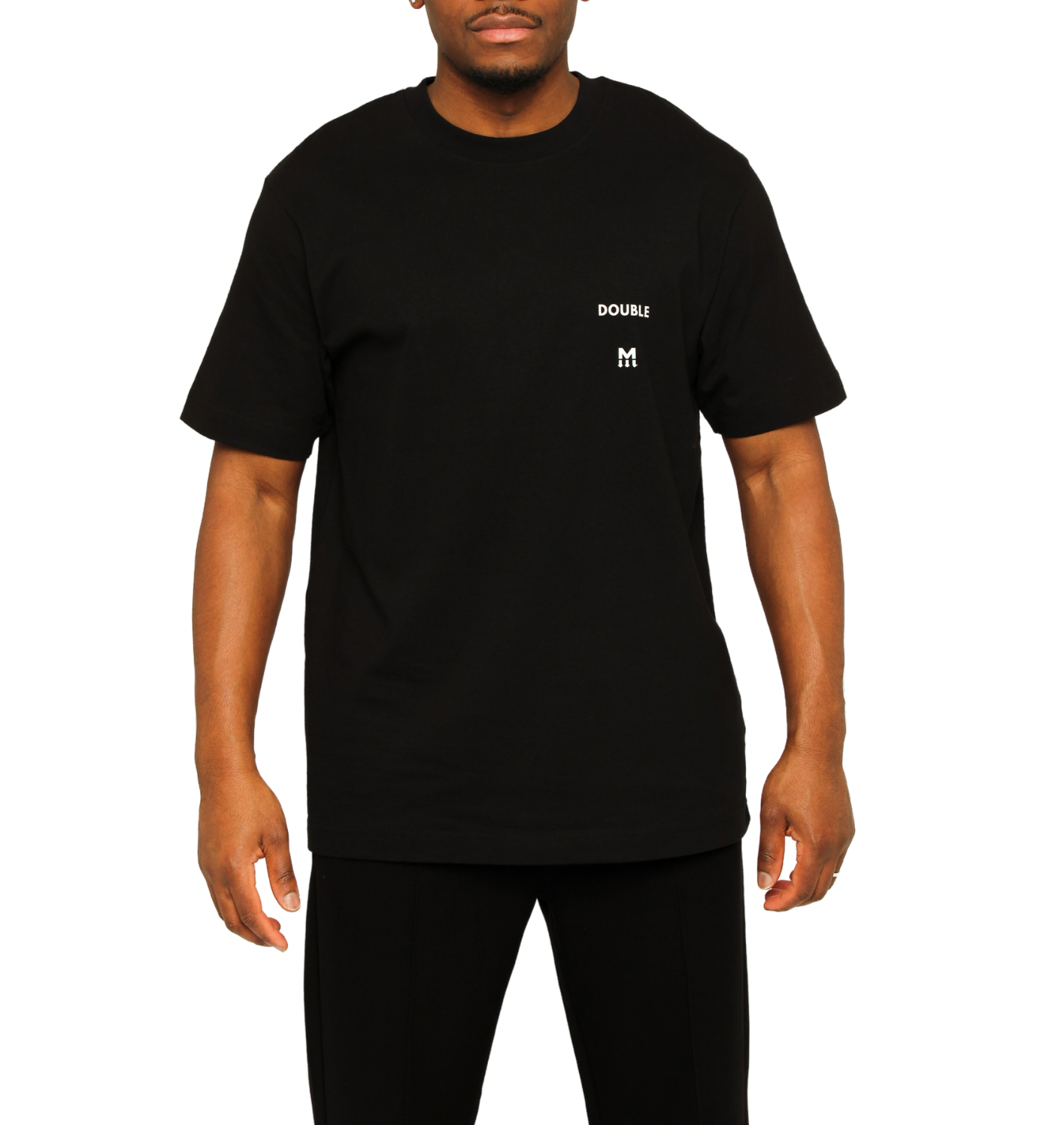 DOUBLE M TEE BLACK